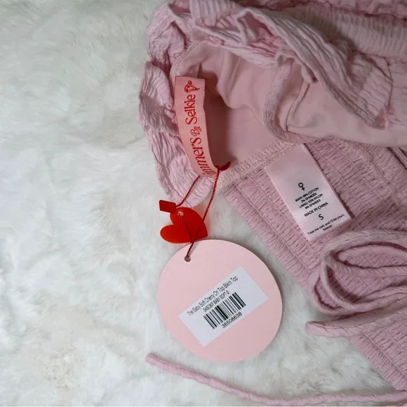 NWT Selkie Cherry on Top Bikini Set - Sz Small - Pink - Picture 7 of 8
